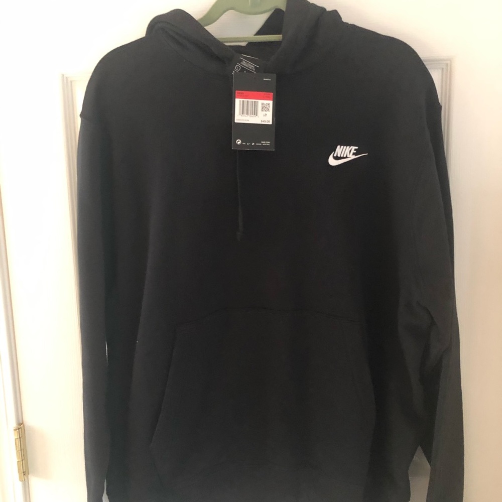 Mens Nike Club Fleece Hoodie Size L tall NWT